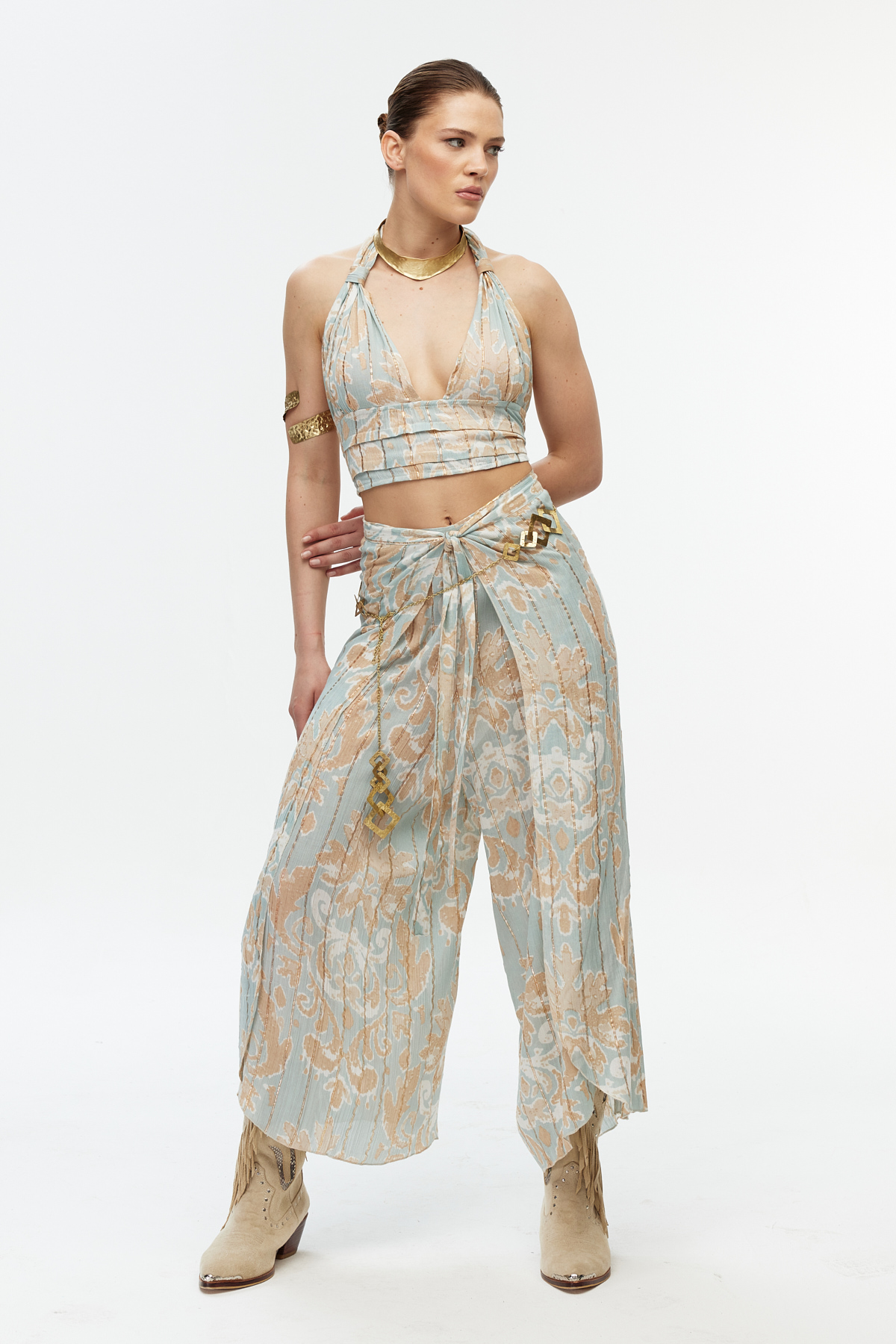 MIA blue pantolon takım