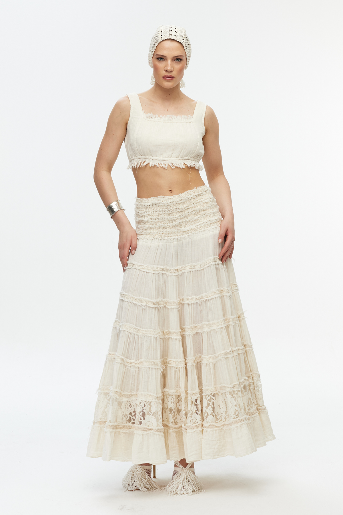 Bohem maxi etek