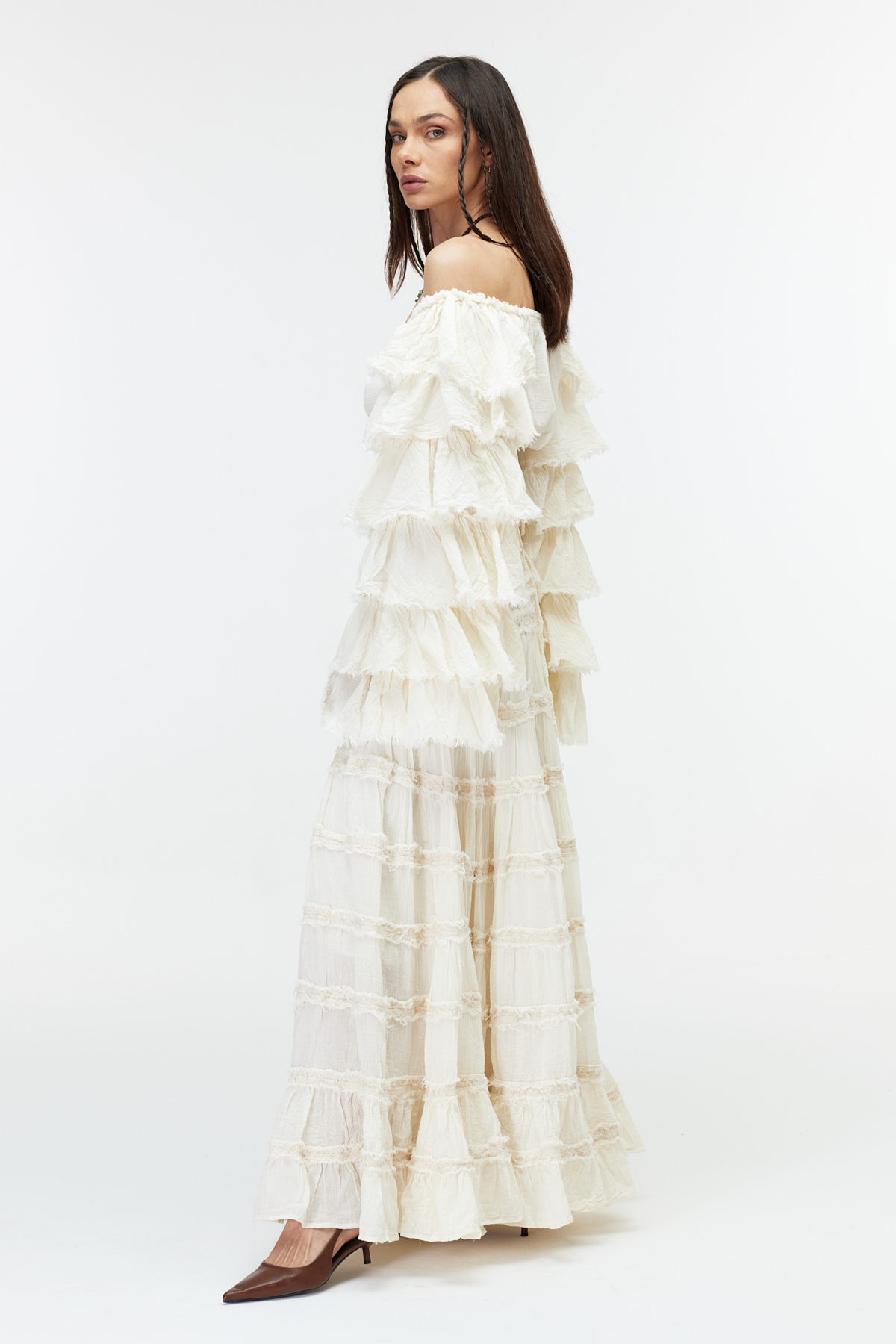 Boho chic cotton bolero