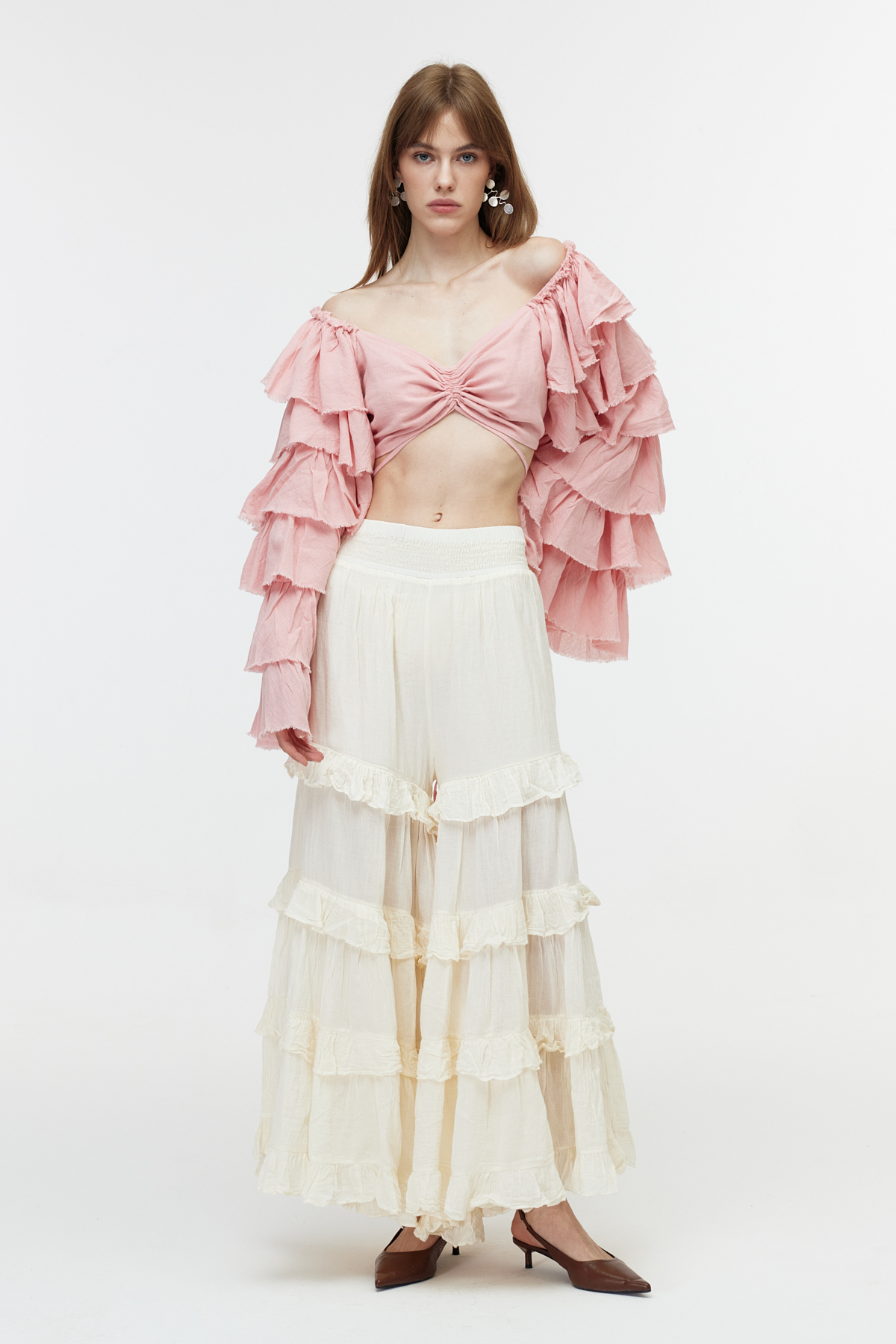 Boho chic cotton bolero