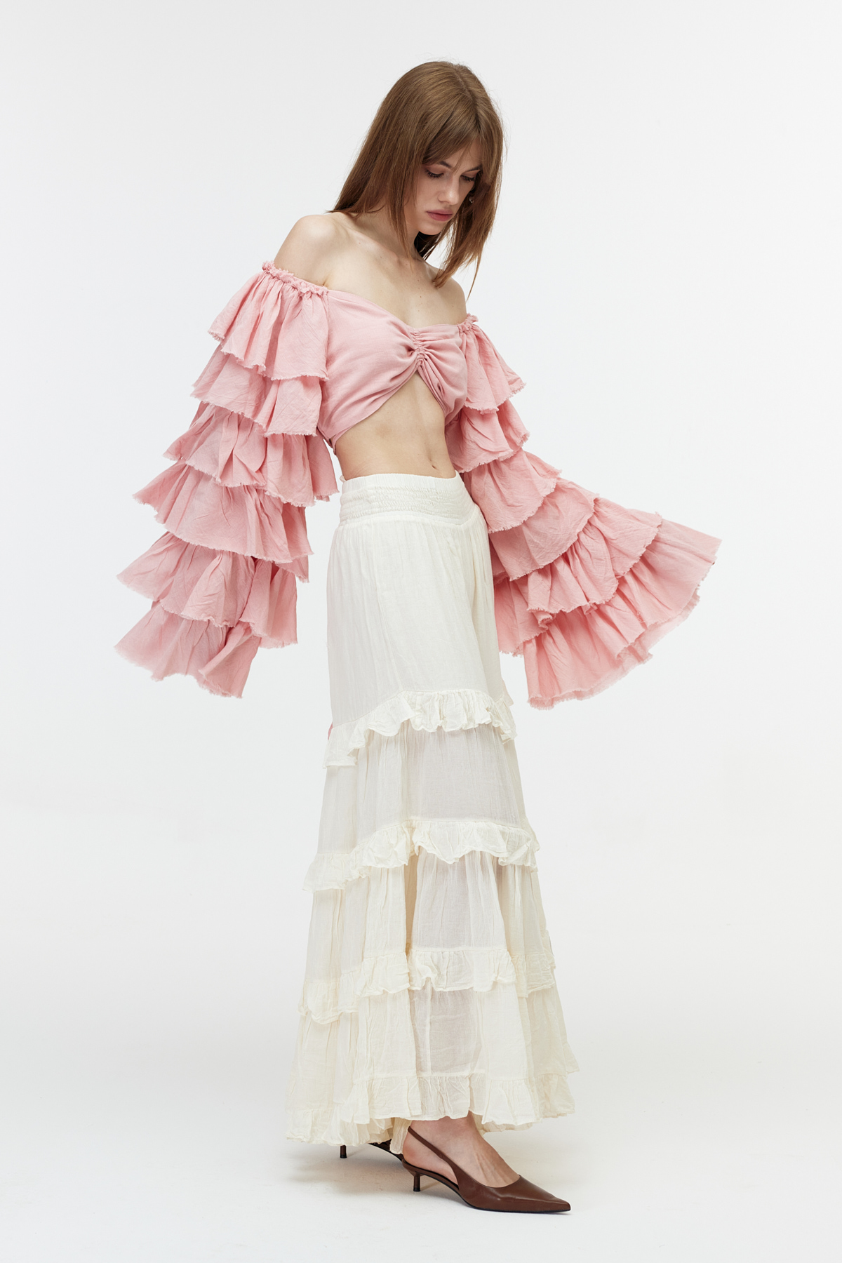 Boho chic cotton bolero