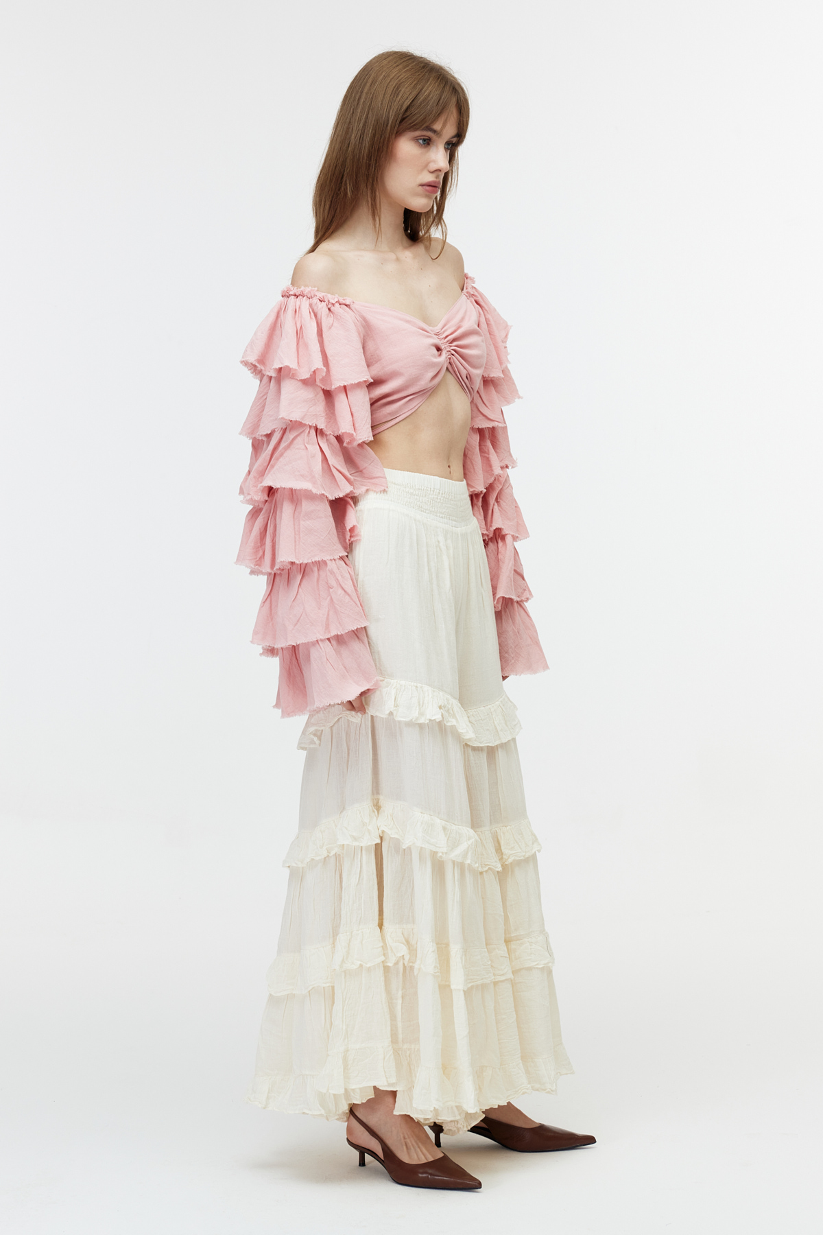 Boho chic cotton bolero